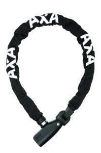 AXA Kettenschloss Absolute schwarz | Länge: 900 mm | Durchmesser: 8 mm