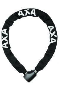 AXA Kettenschloss Absolute schwarz | Länge: 900 mm | Durchmesser: 9 mm