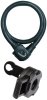 ABUS+SERIE Kabelschloss 8965/95  FL schwarz matt | Länge: 950 mm | Durchmesser: 17 mm