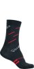 SOCKEN VELOTOZE MERINO WOLLE SCHWARZ/ROT S/M(37-42.5) - S/M