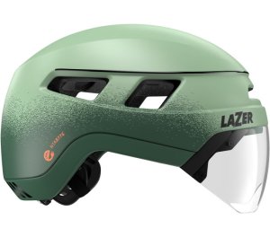 LAZER Helm Urbanize NTA MIPS + LED Urban/E-Bike Matte Green (S) 52-56 cm