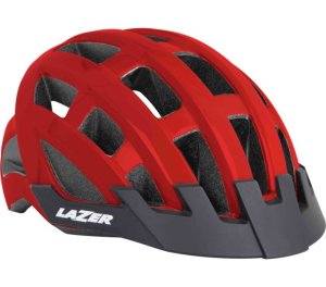 LAZER Helm Compact Freizeit/Trekking Red Unisize 54-61 cm