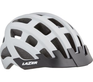 LAZER Helm Compact DLX Freizeit/Trekking Matte White Unisize 54-61 cm